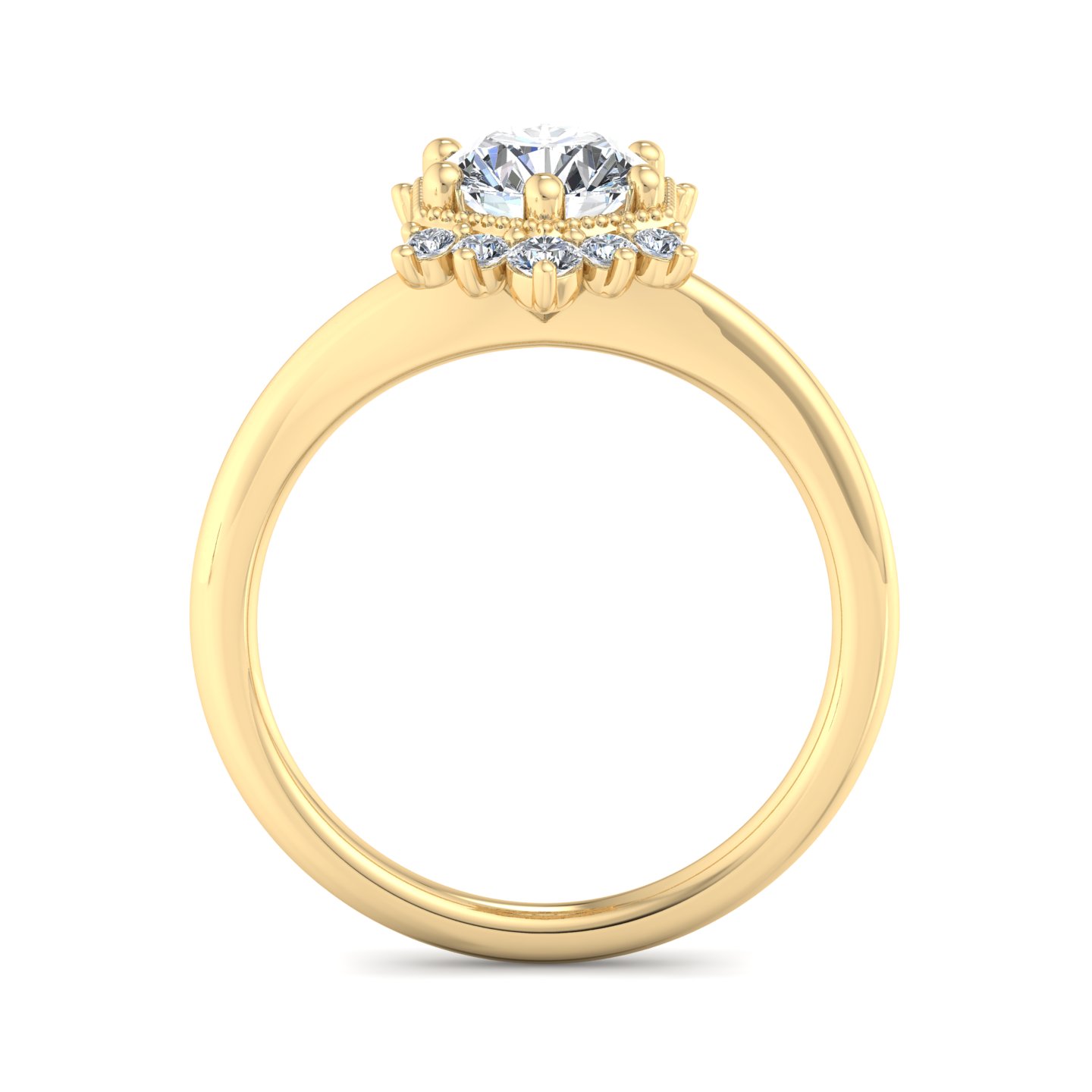 Mackenzie Halo Engagement Ring
